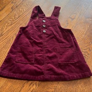 Burgundy corduroy jumper